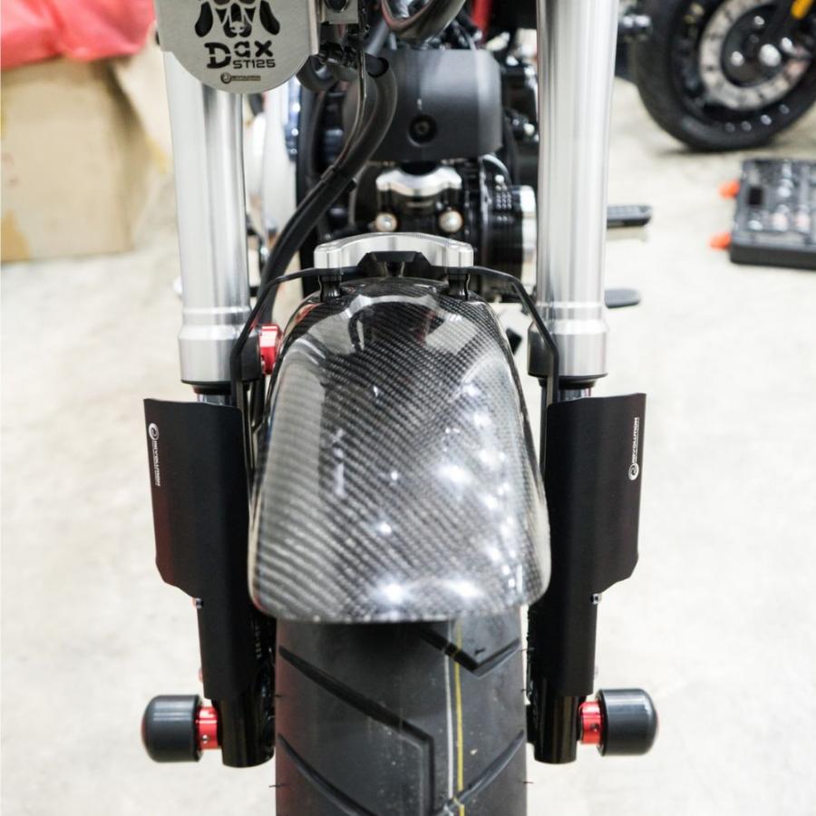 ホンダ モンキー125 ダックス ST125 フロントフォークカバー/Revolution Front Fork Cover Guards For HONDA MONKEY125 ST125 JB02 JB03 JB04｜smartsmokers｜03