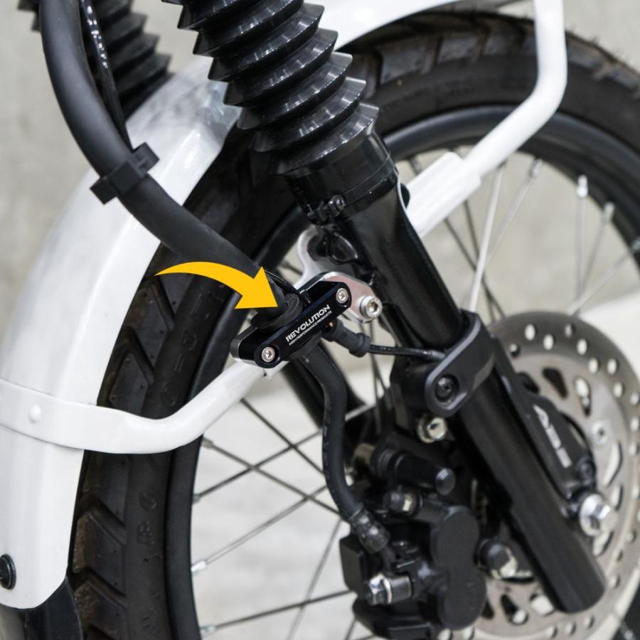 REVOLUTION ブレーキホースホルダー /Brake Hose Holder Honda CT125