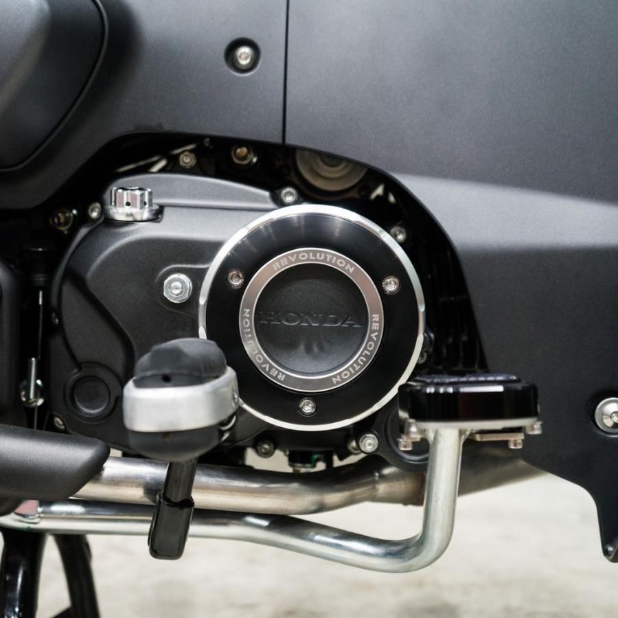 REVOLUTION エンジンカバーR ホンダ スーパーカブC125 REVOLUTION CNC アルミ エンジンカバーR( 右側 )C125 CT125 DAX125