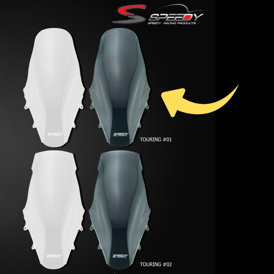 SPEEDY ホンダ 2025 PCX125 PCX160 V1 ウインドシールド ロングタイプ