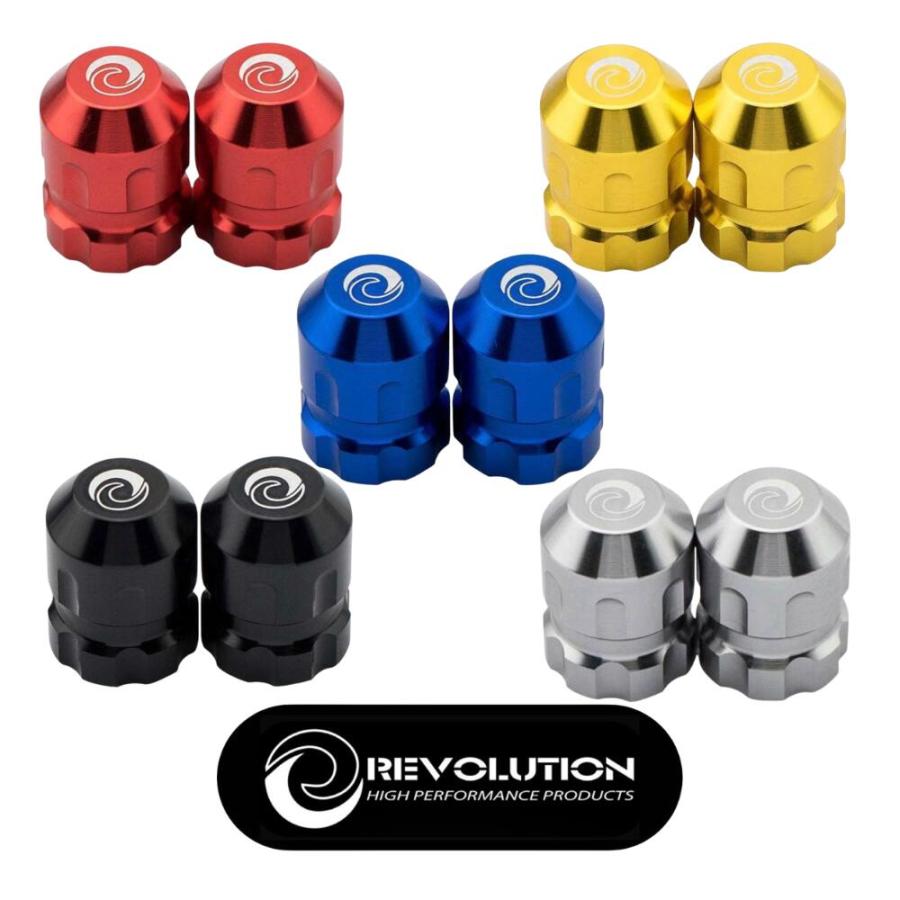 汎用アルミ削り出し エアバルブキャップ 2個セット Revolution CNC Air Valve Cap 2pcs airvalve