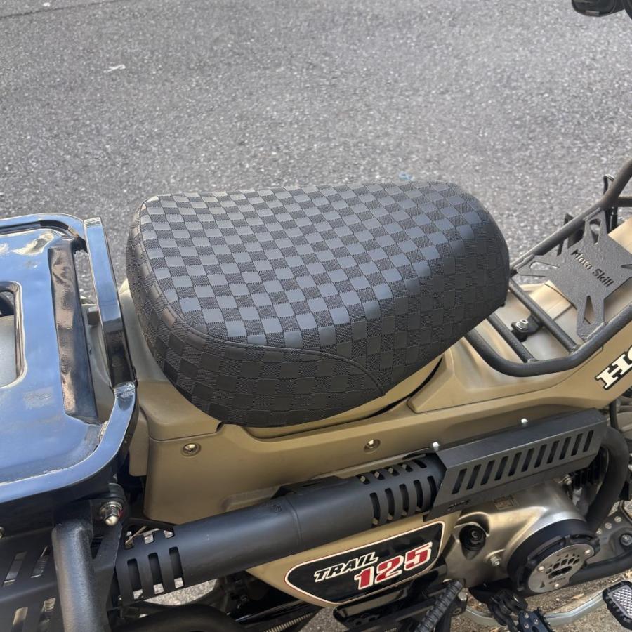 HONDA CT125 ハンターカブ レトロ カスタムシート チェッカーパターン