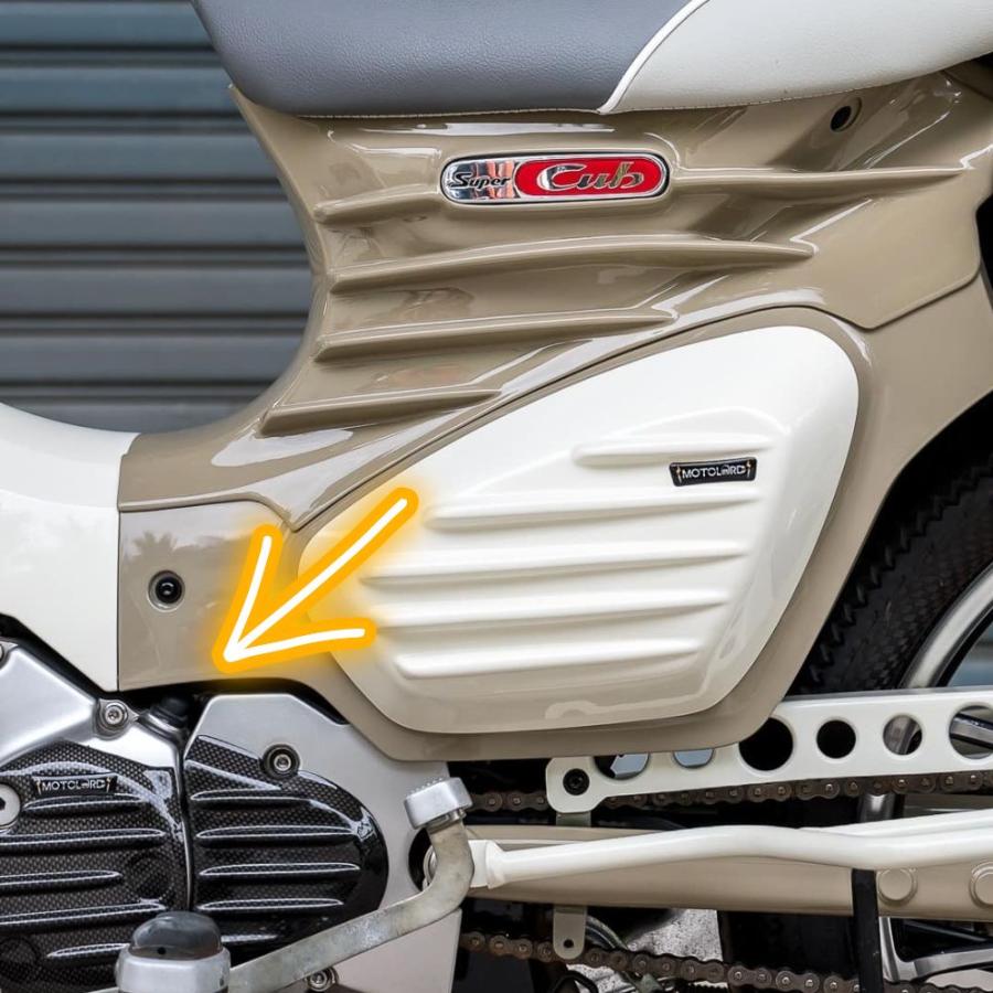ホンダ HONDA C125 ENGINE COVER MotolordD/ホンダスーパーカブ ホンダ HONDA C125 ENGINE COVER MotolordD/ホンダスーパーカブ