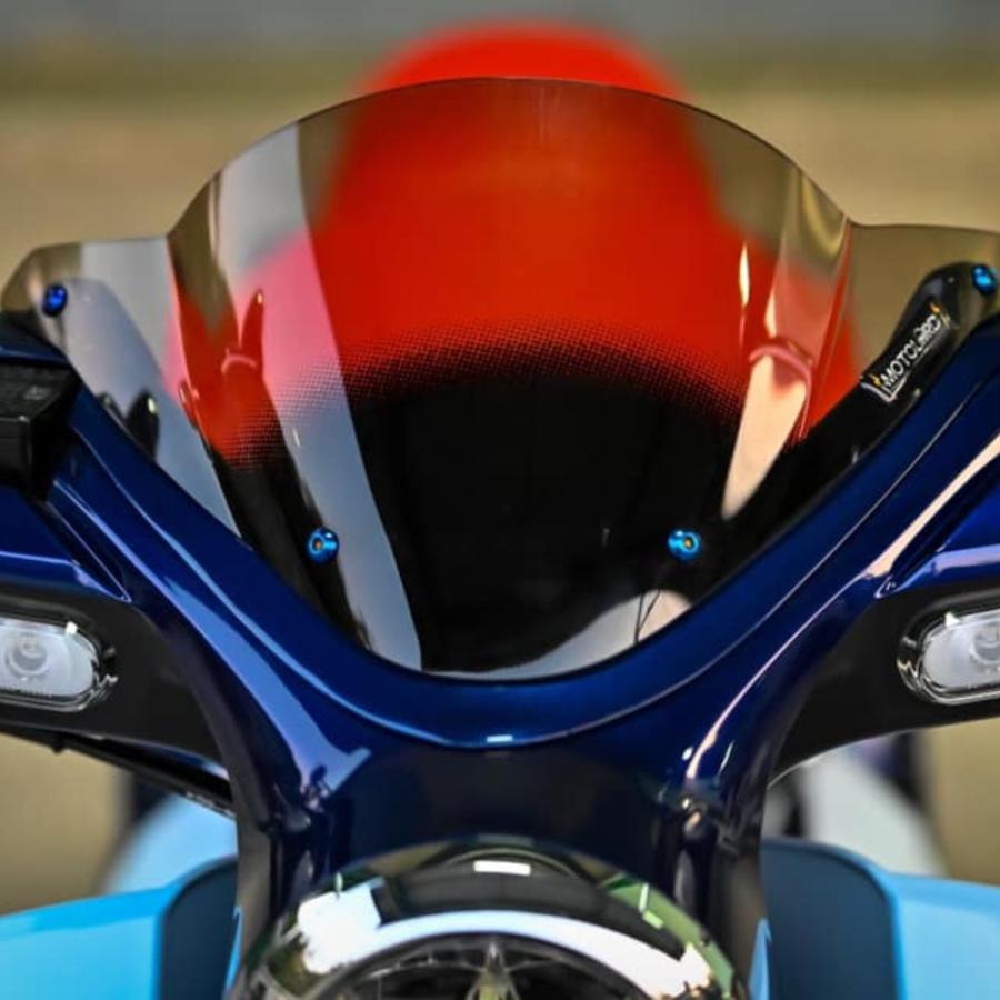 ホンダ スーパーカブC125用メーターバイザーV1 フロントシールド