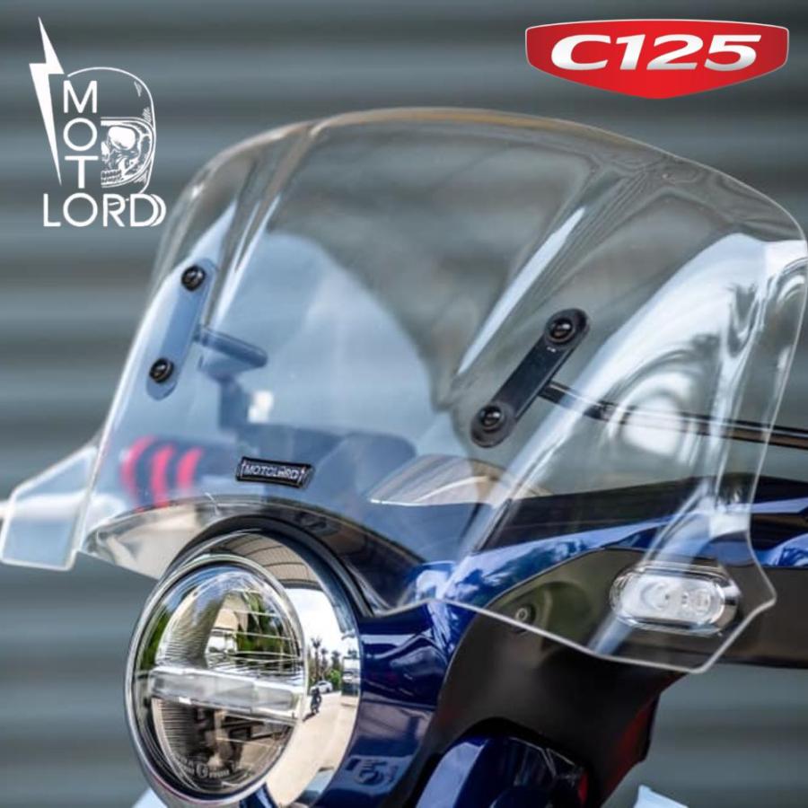 ホンダ（HONDA） スーパーカブC125用 クリアウィンドスクリーン/HONDA