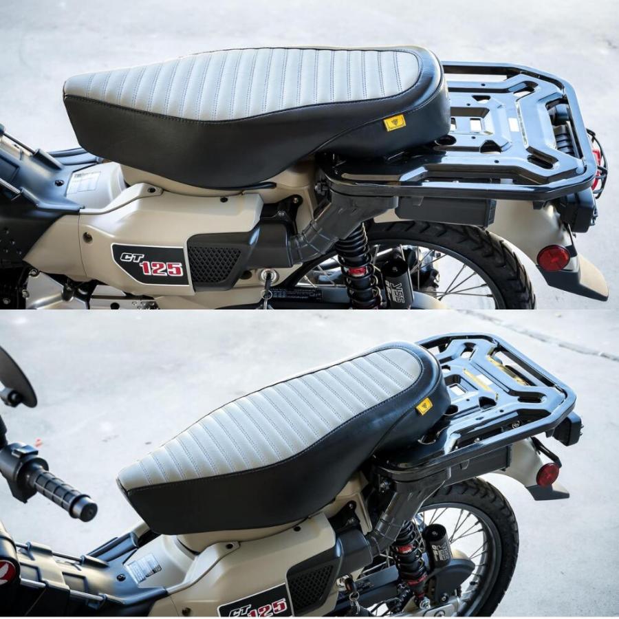 ホンダ ハンターカブCT125 交換用シート ミドルサイズ［4色］モトロード Honda CT125 Replacement Seat Middle Size MotoLordd JA55｜smartsmokers｜04