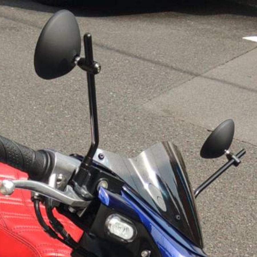 美品！ポッシュフェイス Z2ミラー スーパーカブ C125 CT Daxモンキー ホンダ（HONDA） ホンダスーパーカブC125 ハンターカブCT125共通ミラー