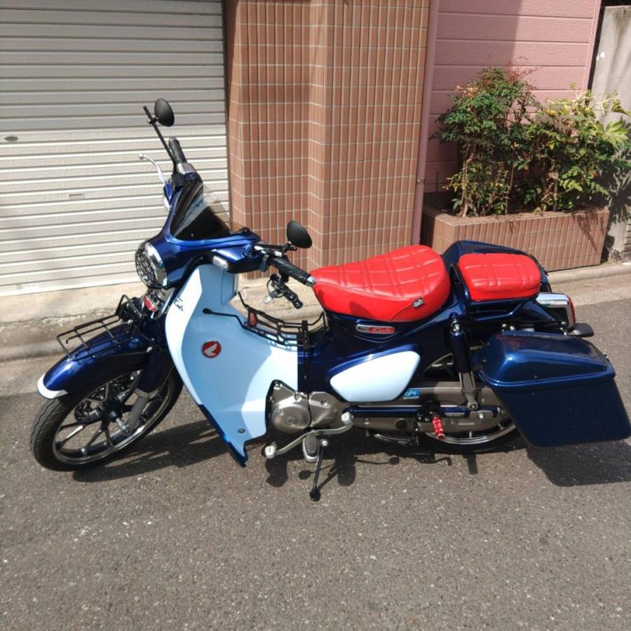 ホンダスーパーカブC125 ブラックミラー CA27 Side mirror for Honda