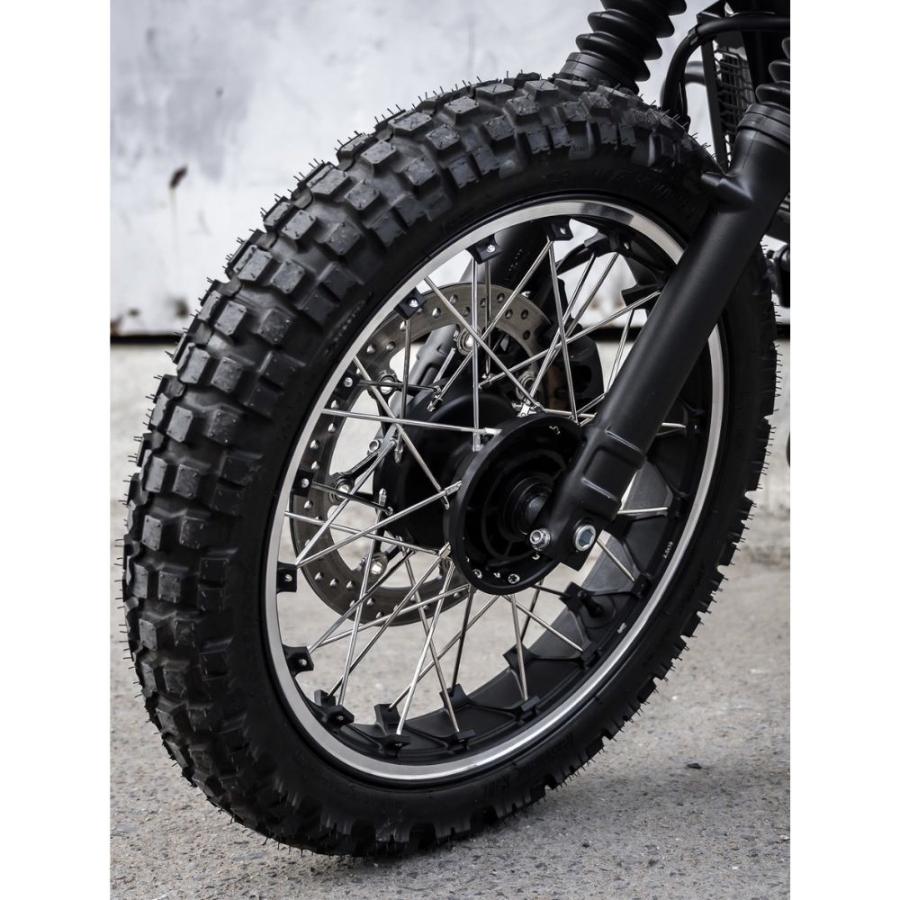 CL250純正タイヤセット 走行距離99キロ 送料無料 ホンダ CL250/500用 チューブレスタイヤ用 キャストホイールセット