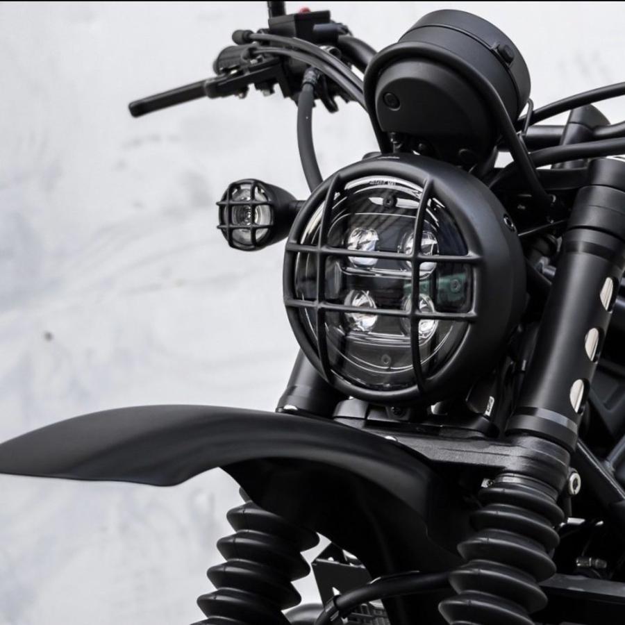 ホンダ CL250/500用ヘッドライトガード CL08 /Headlight Cover For 