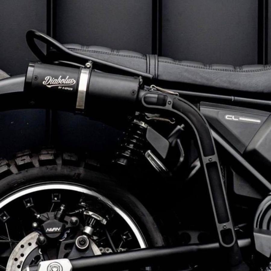 ホンダ（HONDA） CL250用 ブラック スリップオンマフラー CL17