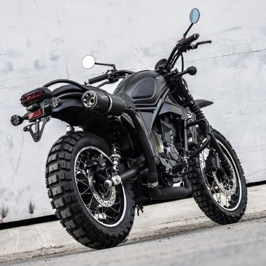 CL250 Diabolus スリップオンマフラー ホンダ（HONDA） CL250用 ブラック スリップオンマフラー CL17