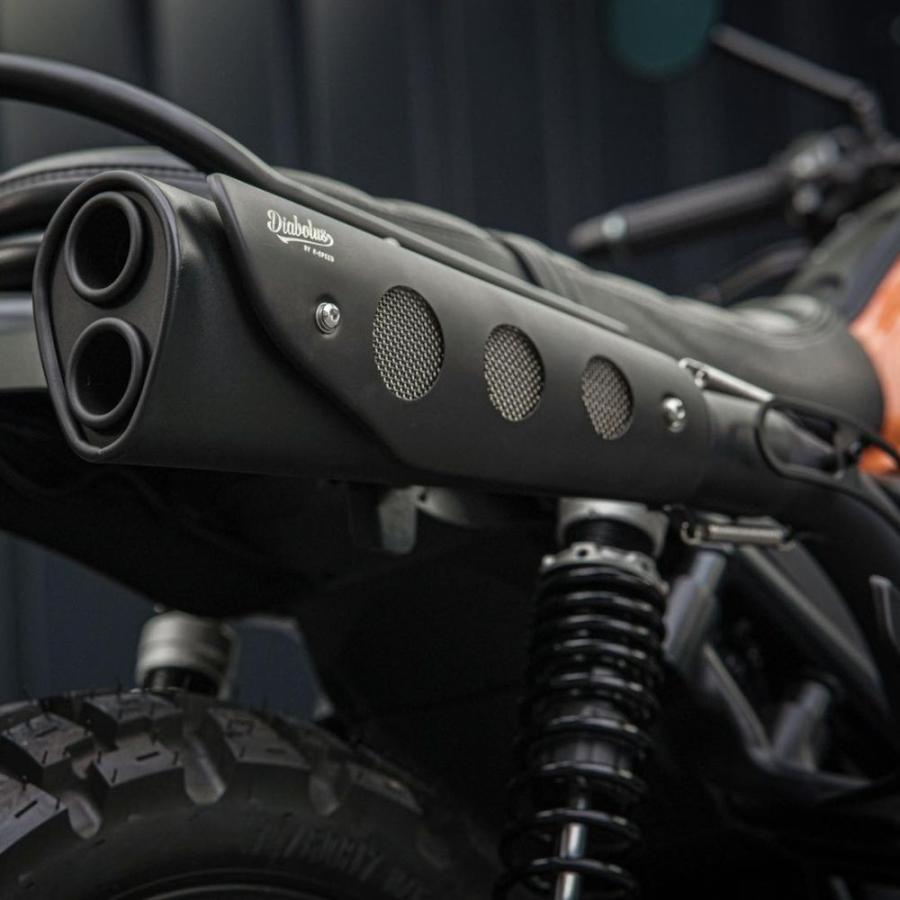 ホンダ CL250/500用 レトロスクランブラーマフラー　K-SPEED ホンダ CL250/500用 レトロスクランブラーマフラー CL34