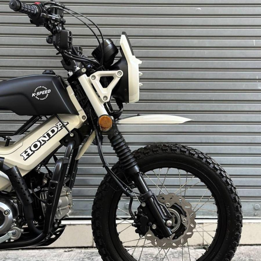 ホンダ ハンターカブ CT125 モタードフェンダー パールスモーキー