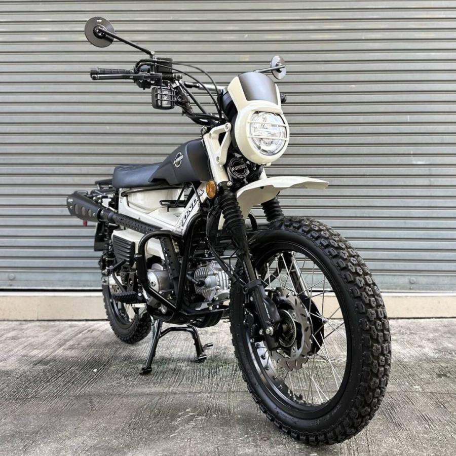 ホンダ ハンターカブ CT125 モタードフェンダー パールスモーキー