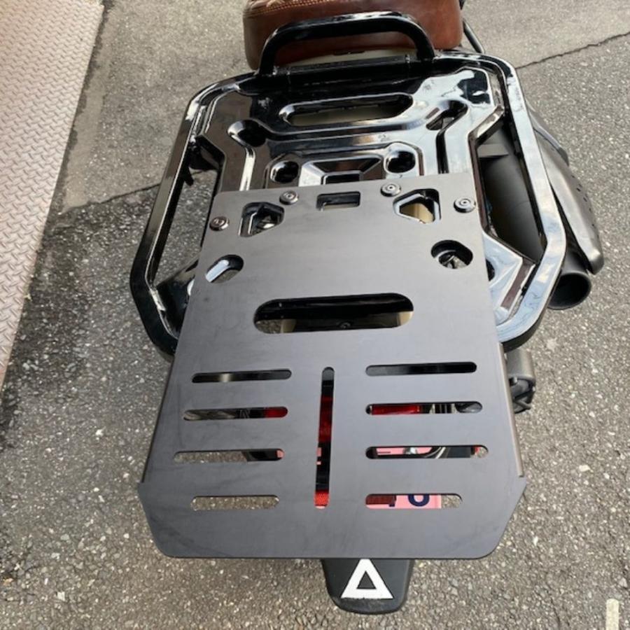 ホンダ ハンターカブCT125用フラット延長キャリア スチール製/高 ホンダ ハンターカブCT125用フラット延長キャリア スチール製/高