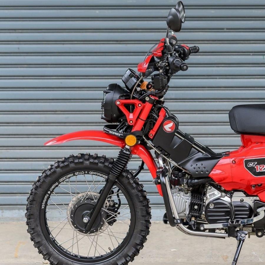 MOTOLORD ハンターカブ CT125 モタードフェンダー Amazon | MotolordD ホンダハンターカブ CT125用 フロント