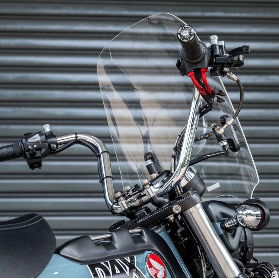 ダックス　STI125 スクリーン バイク用アクセサリー 楽天市場】DAX125 ST125 メーター バイザー スクリーン 風除け