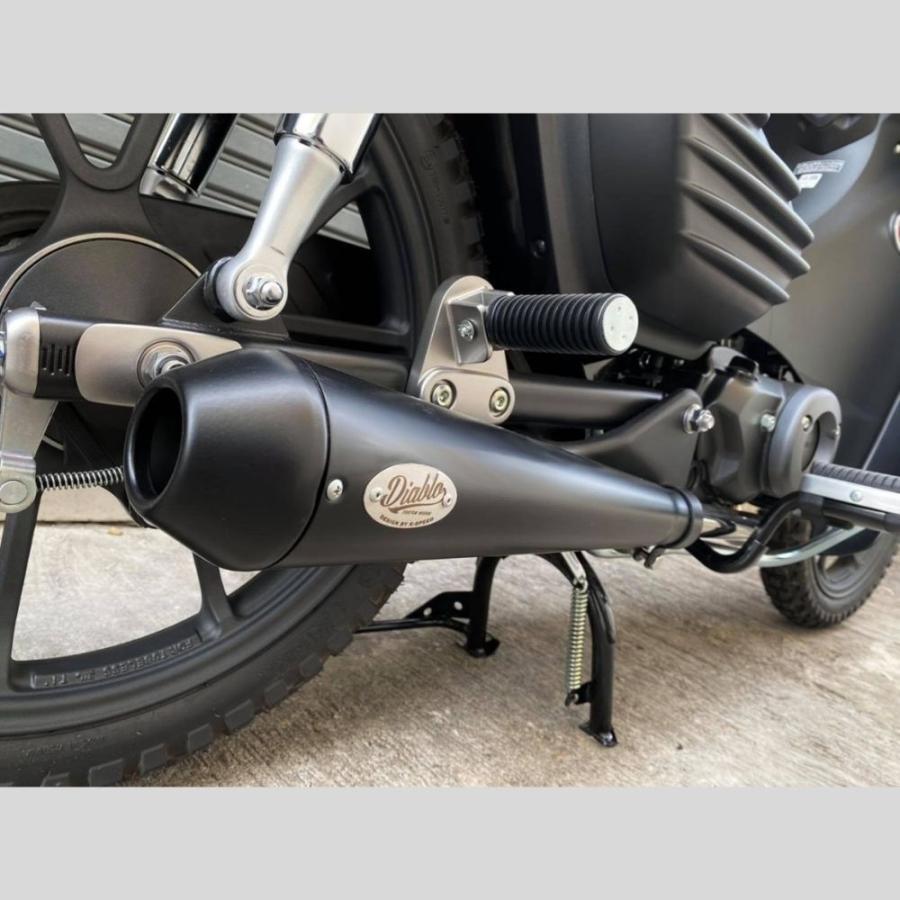 ホンダ（HONDA） スーパーカブ C125 ブラック&クロム マフラー C01Full