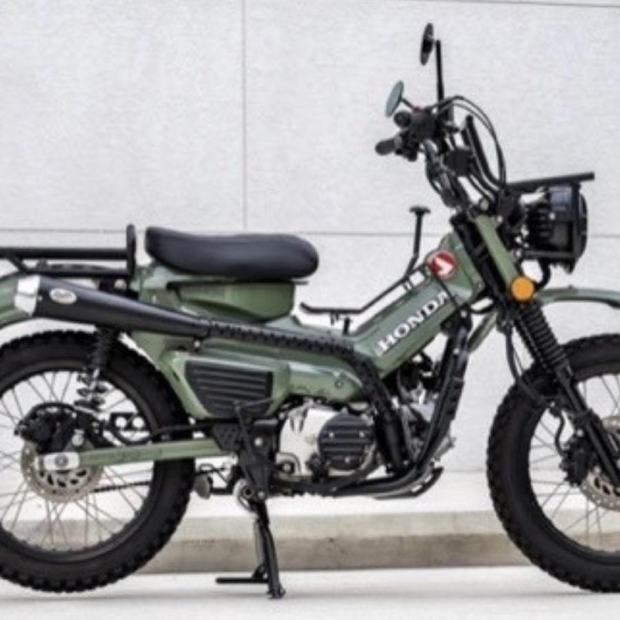 ホンダ ハンターカブ CT125 クロムエンドマフラー セラミック ホンダ ハンターカブ CT125 クロムエンドマフラー セラミック
