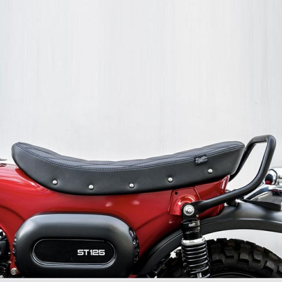 ホンダ ダックス125/ST125用交換スーパースリムシート DX023 ホンダ ダックス125/ST125用交換スーパースリムシート DX023