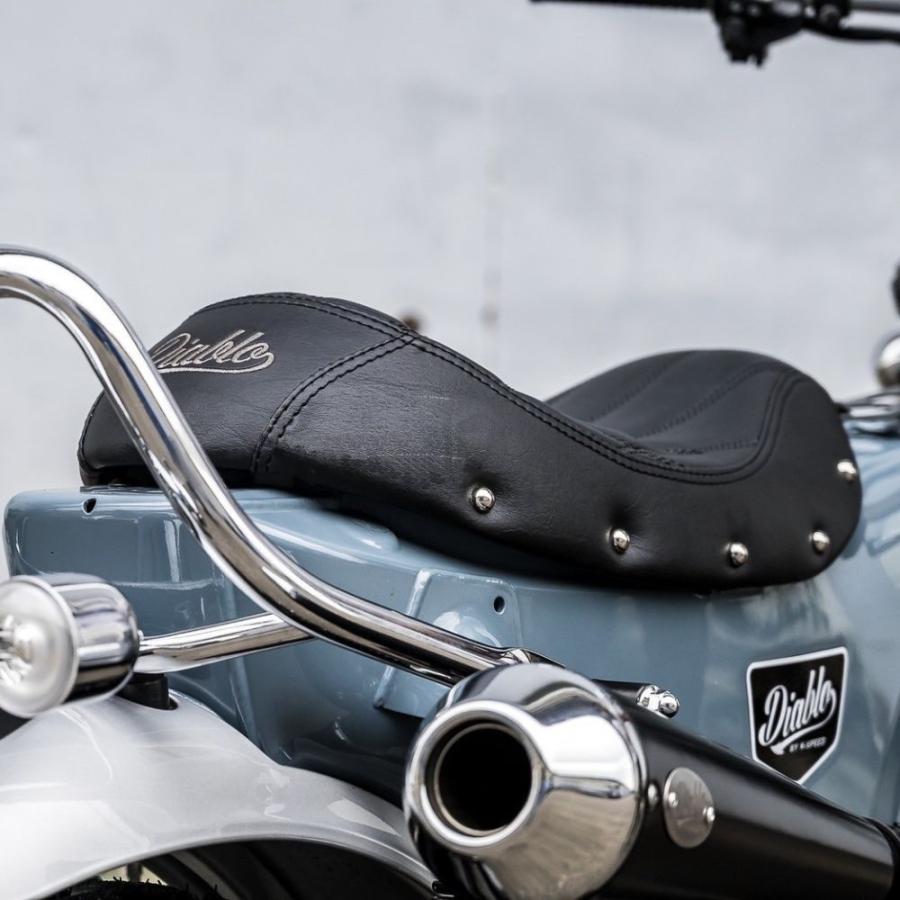 ホンダ ダックス ST125用交換 スペシャルカーブシート/ ショートスタイルDX039 / Diablo Custom Works Special Curve Seat (Mixed Pattern) for Honda DAX125｜smartsmokers｜03