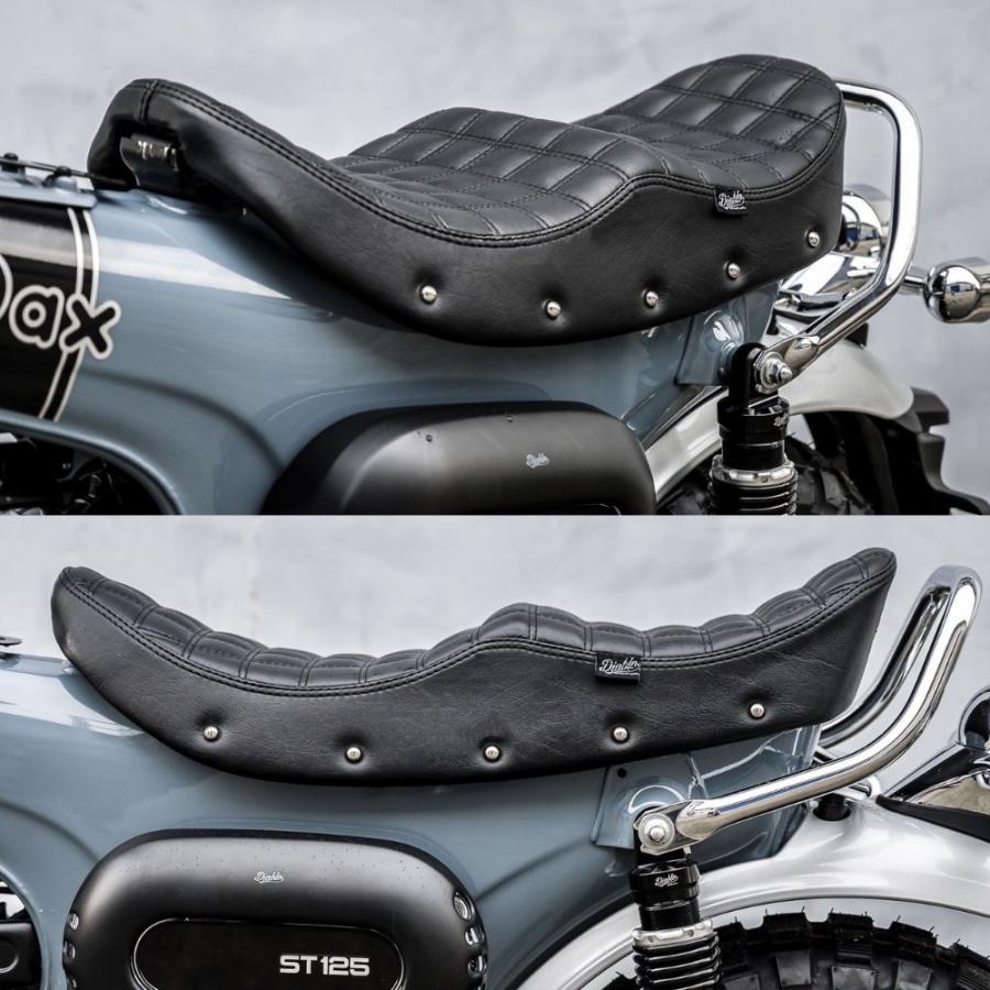 DAKS ホンダ ダックス ST125用交換スリム ペアカスタムシート DAKS ホンダ ダックス ST125用交換スリム ペアカスタムシート