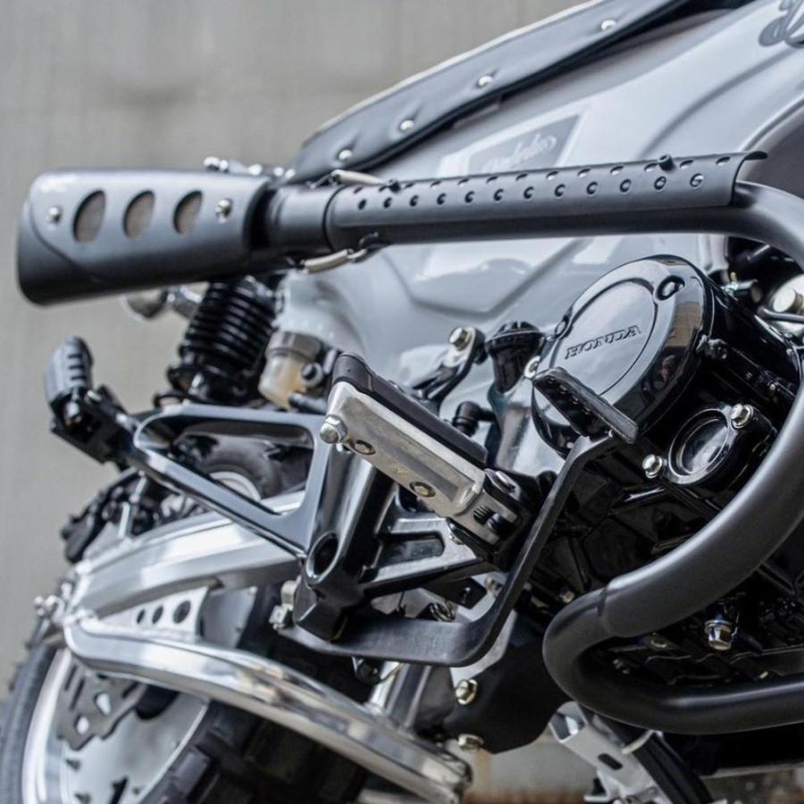 ホンダ ダックス125用レトロスクランブラーマフラー DX054 ホンダ ダックス125用レトロスクランブラーマフラー DX054