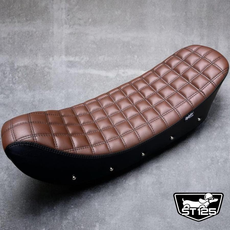 ホンダ DAX125用 K-SPEED Diabolus製 シート K-SPEED Diabolus DX039 カスタムシート Special Curve Seat
