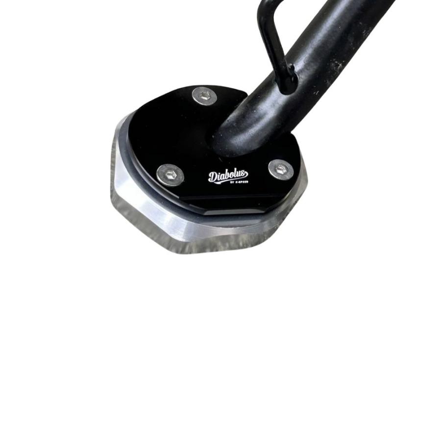 『始動良好♪ BOX、サイドスタンド付』アティラ125　4サイクル☆通勤、通学、配達 ホンダ（HONDA） Diabolus サイドスタンド プレート DX088 ダックス125