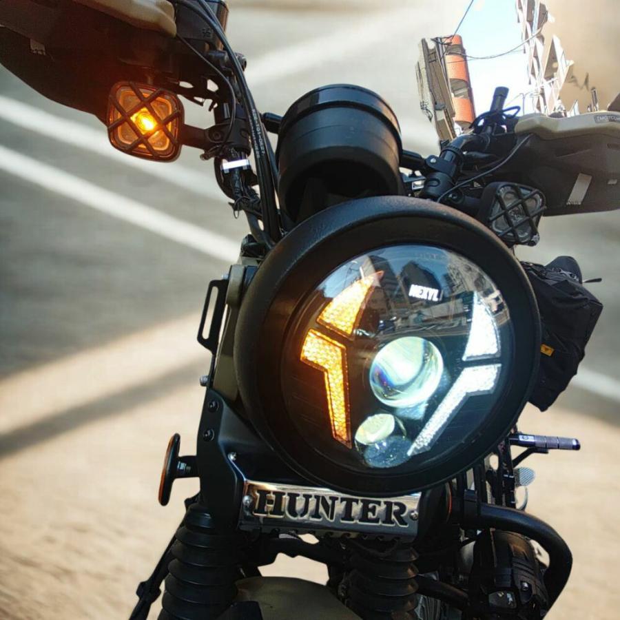 HONDA CT125 用 ウインカー内蔵 LEDヘッドライト デイライト搭載 ロー