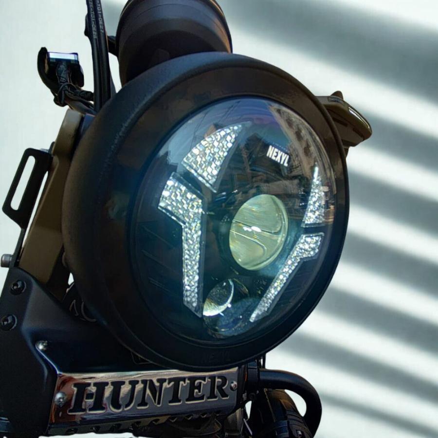 HONDA CT125 用 ウインカー内蔵 LEDヘッドライト デイライト搭載 ロー