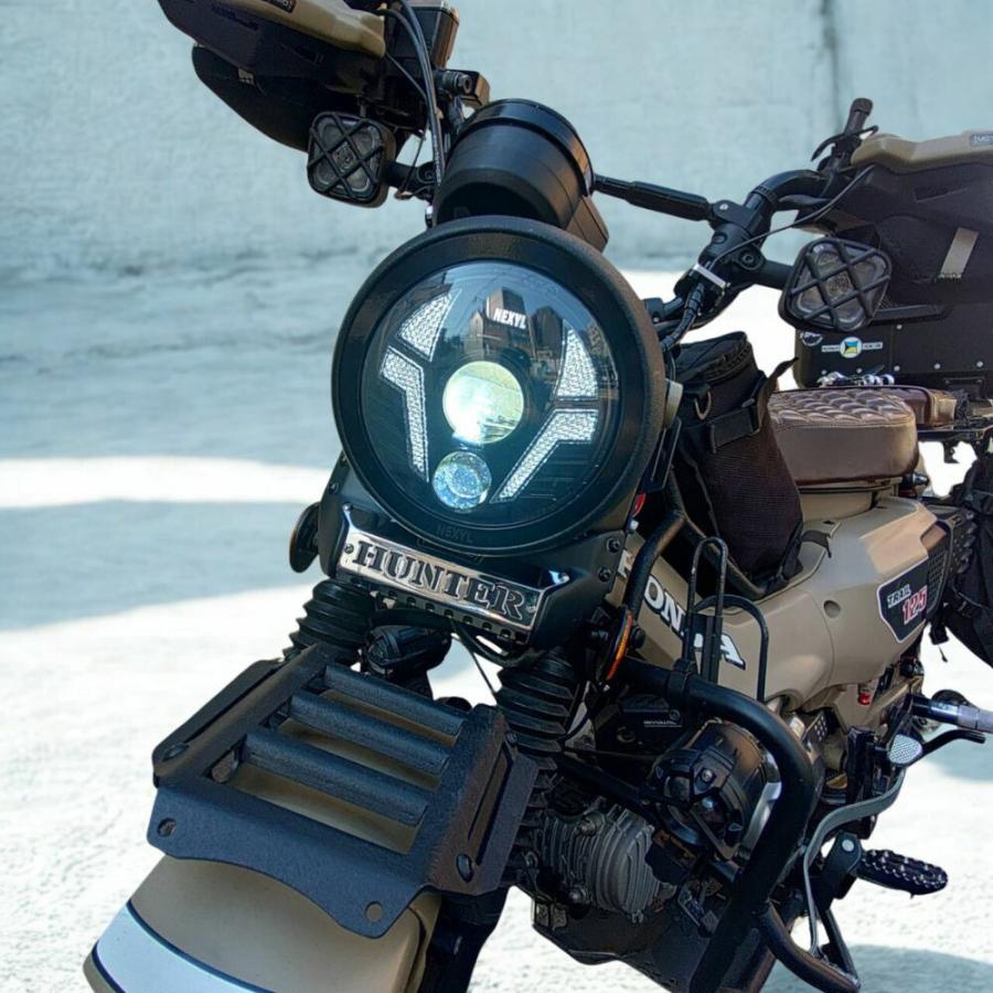 HONDA CT125 用 ウインカー内蔵 LEDヘッドライト デイライト搭載 ロー