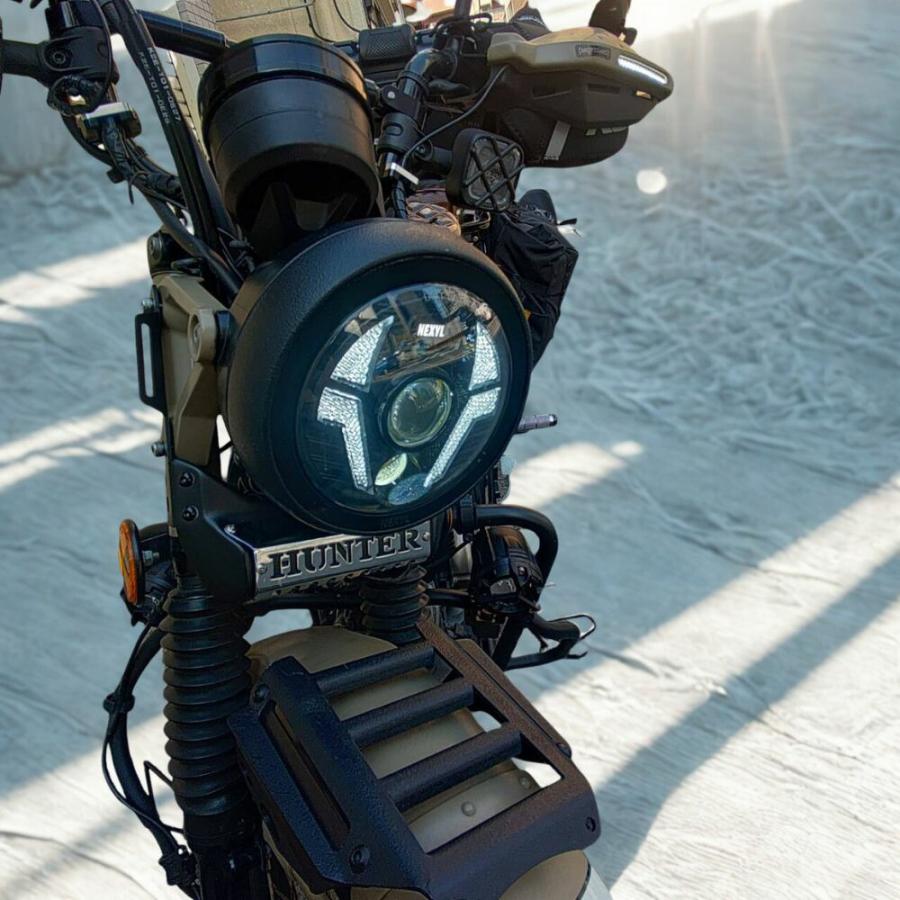 HONDA CT125 用 ウインカー内蔵 LEDヘッドライト デイライト搭載 ロー