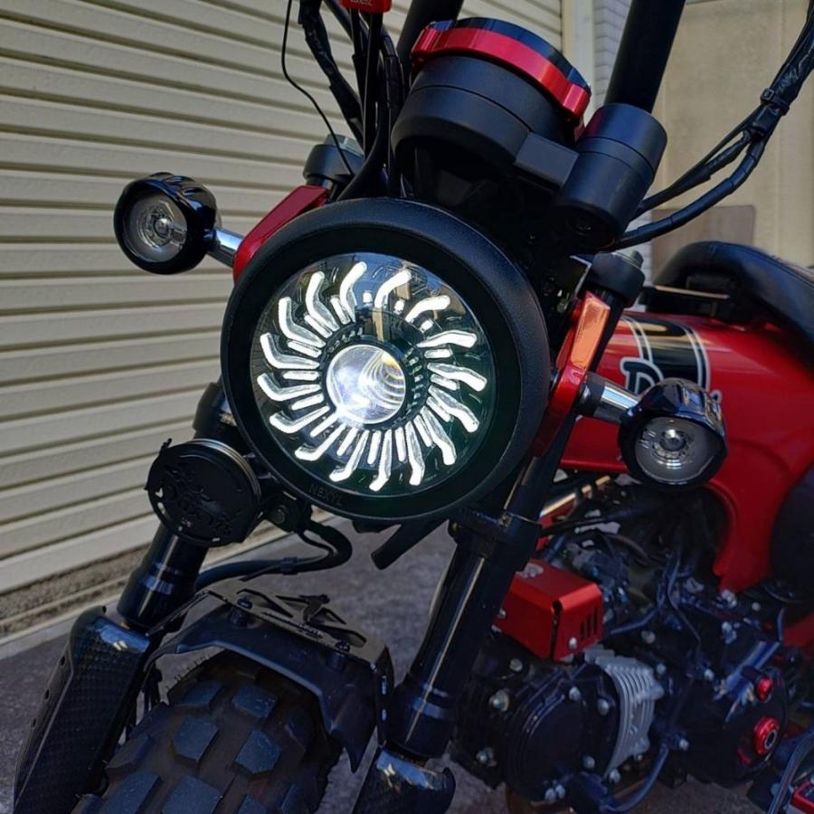 HONDA DAX ダックス125専用 トルネードLEDヘッドライト サンフレアデイ