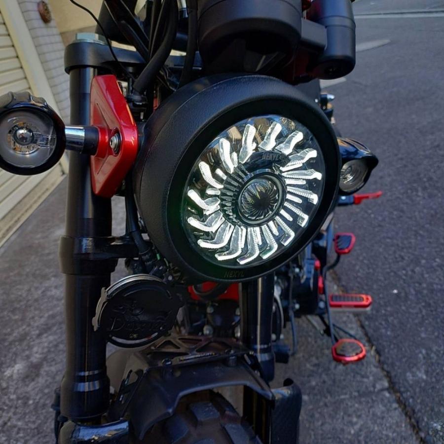 HONDA DAX ダックス125専用 トルネードLEDヘッドライト サンフレアデイ