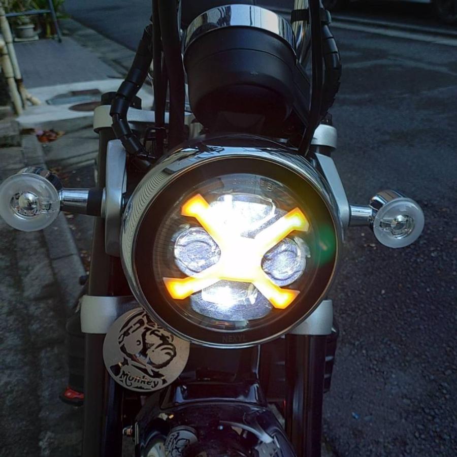 モンキー HONDA Monkey125 モンキー125 LEDヘッドライト Xライン 4色