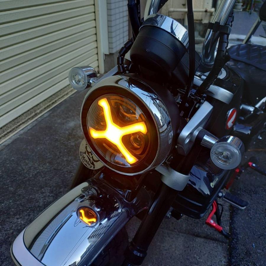 モンキー HONDA Monkey125 モンキー125 LEDヘッドライト Xライン 4色