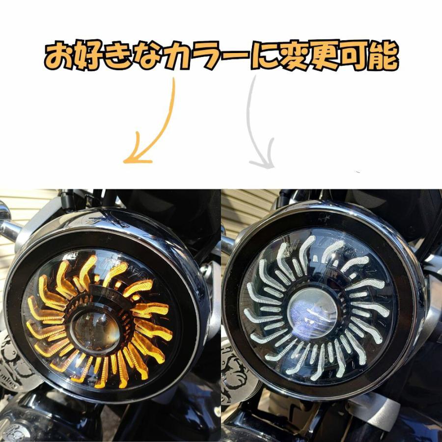 HONDA Monkey モンキー125専用 トルネードLEDヘッドライト サンフレア
