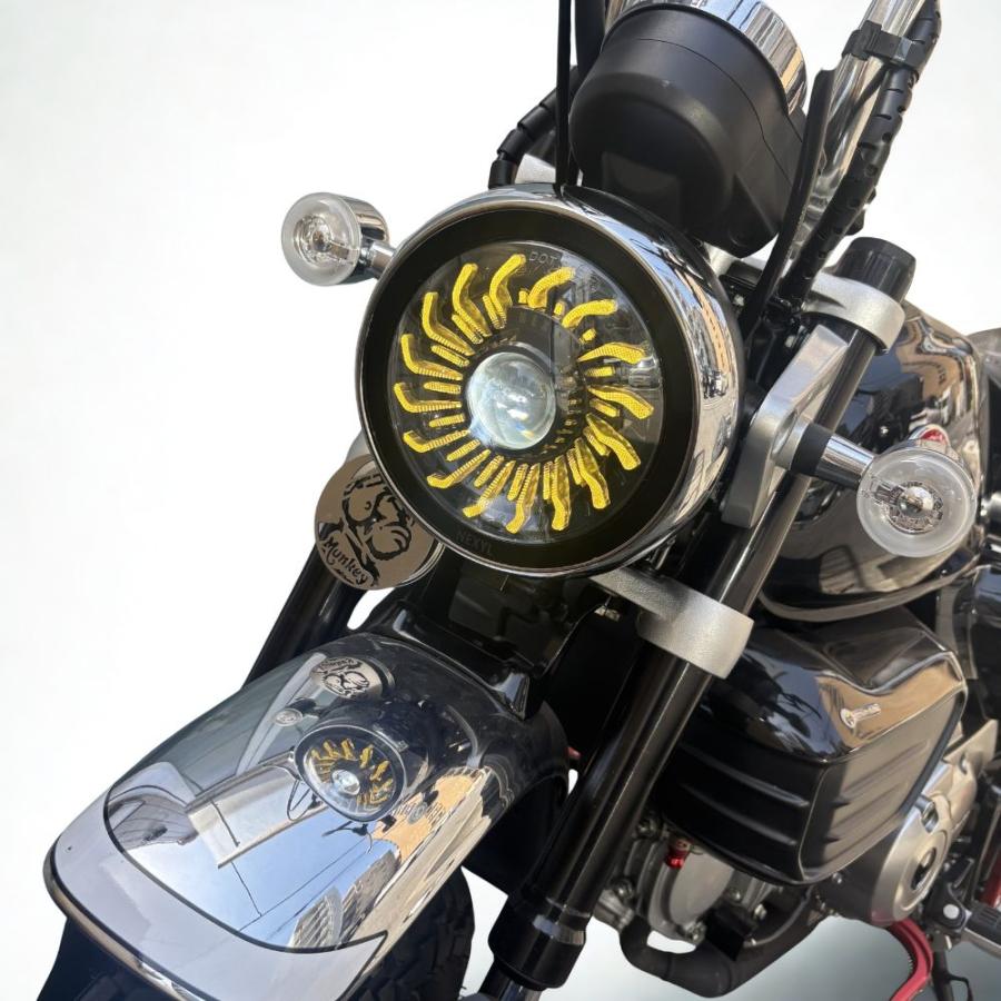 モンキー HONDA Monkey モンキー125専用 RGB LED ヘッドライト