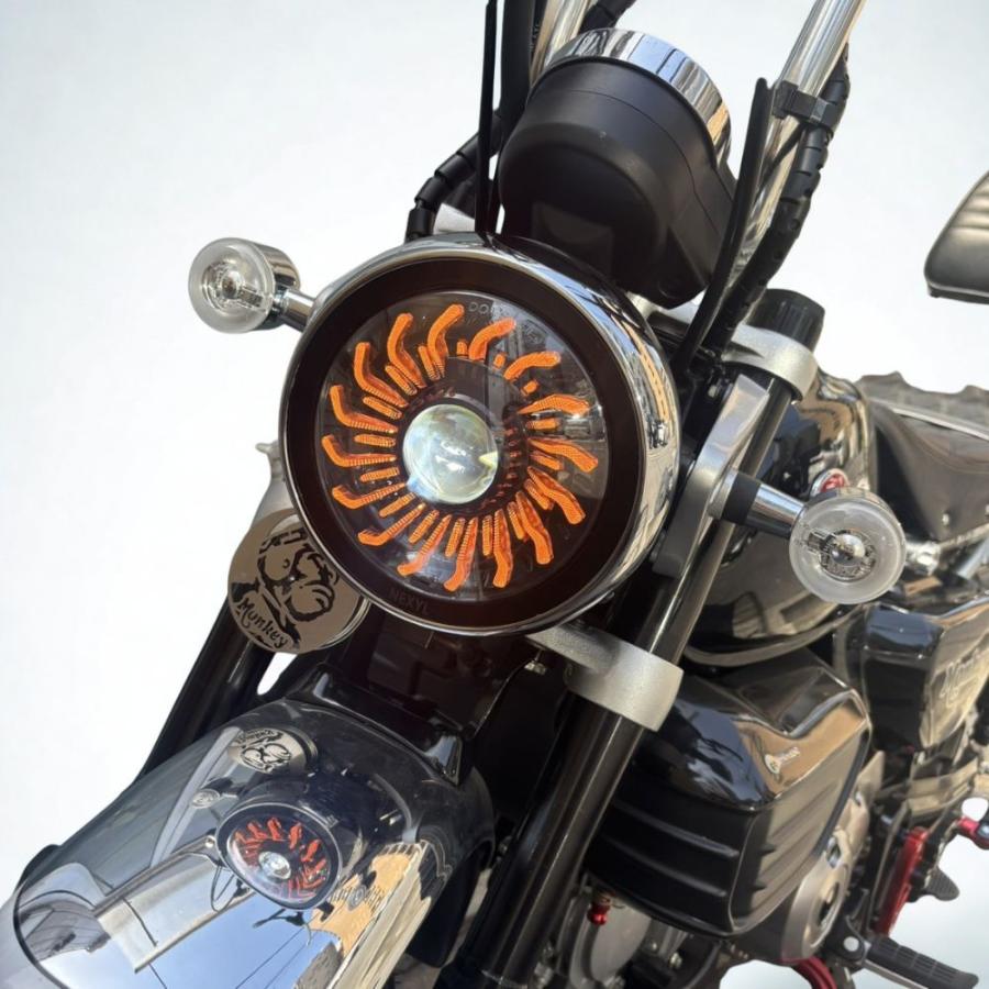 モンキー HONDA Monkey モンキー125専用 RGB LED ヘッドライト