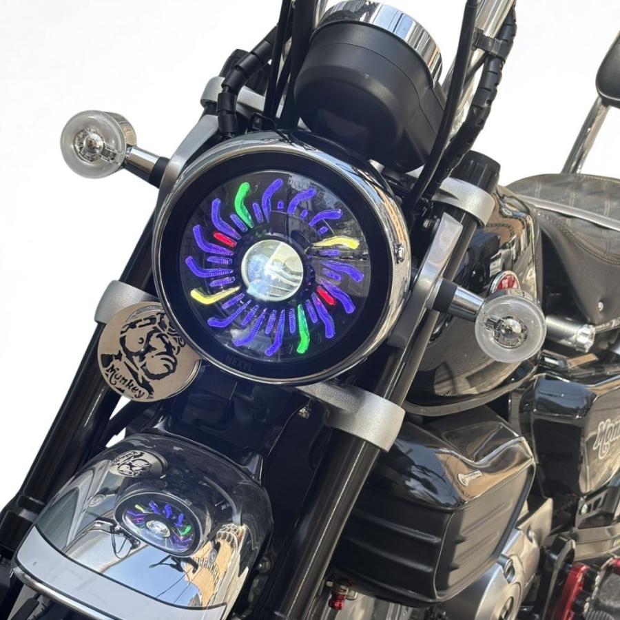 モンキー HONDA Monkey モンキー125専用 RGB LED ヘッドライト