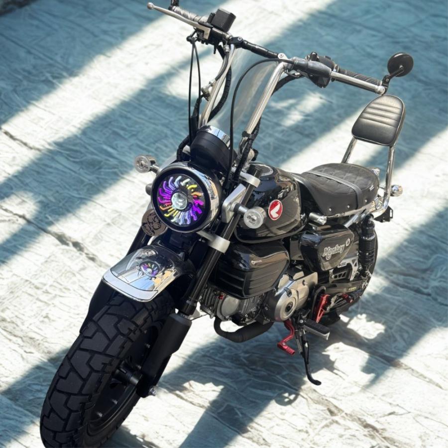 モンキー HONDA Monkey モンキー125専用 RGB LED ヘッドライト