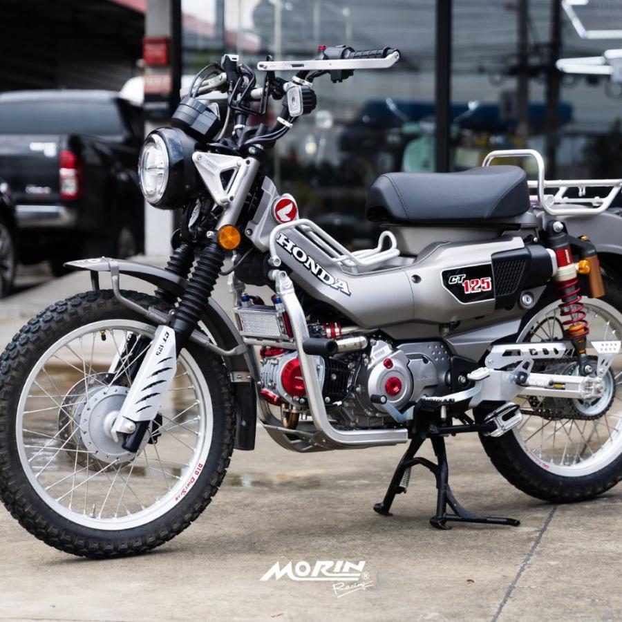 ホンダ 新型ハンターカブ用アルミ製超軽量エンジンガード V2[シルバー