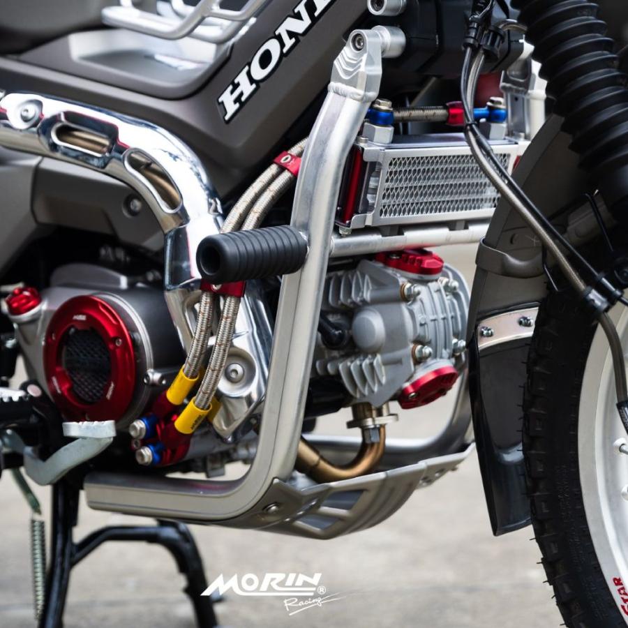 ホンダ 新型ハンターカブ用アルミ製超軽量エンジンガード V2[シルバー