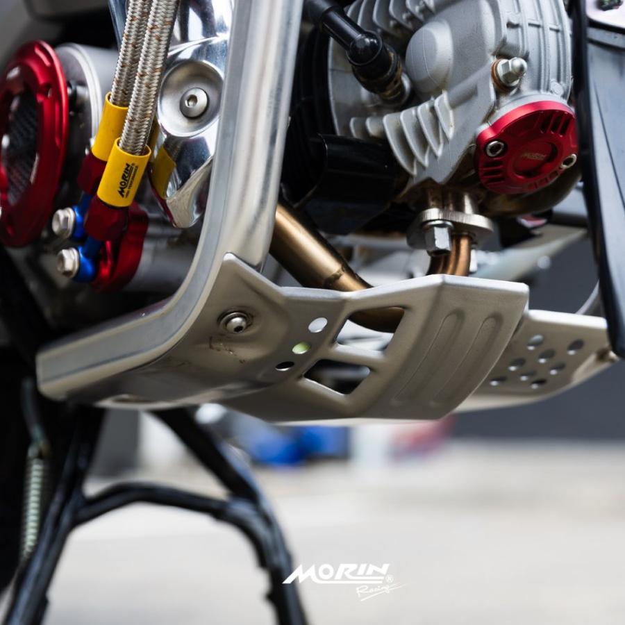 ホンダ 新型ハンターカブ用アルミ製超軽量エンジンガード V2[シルバー
