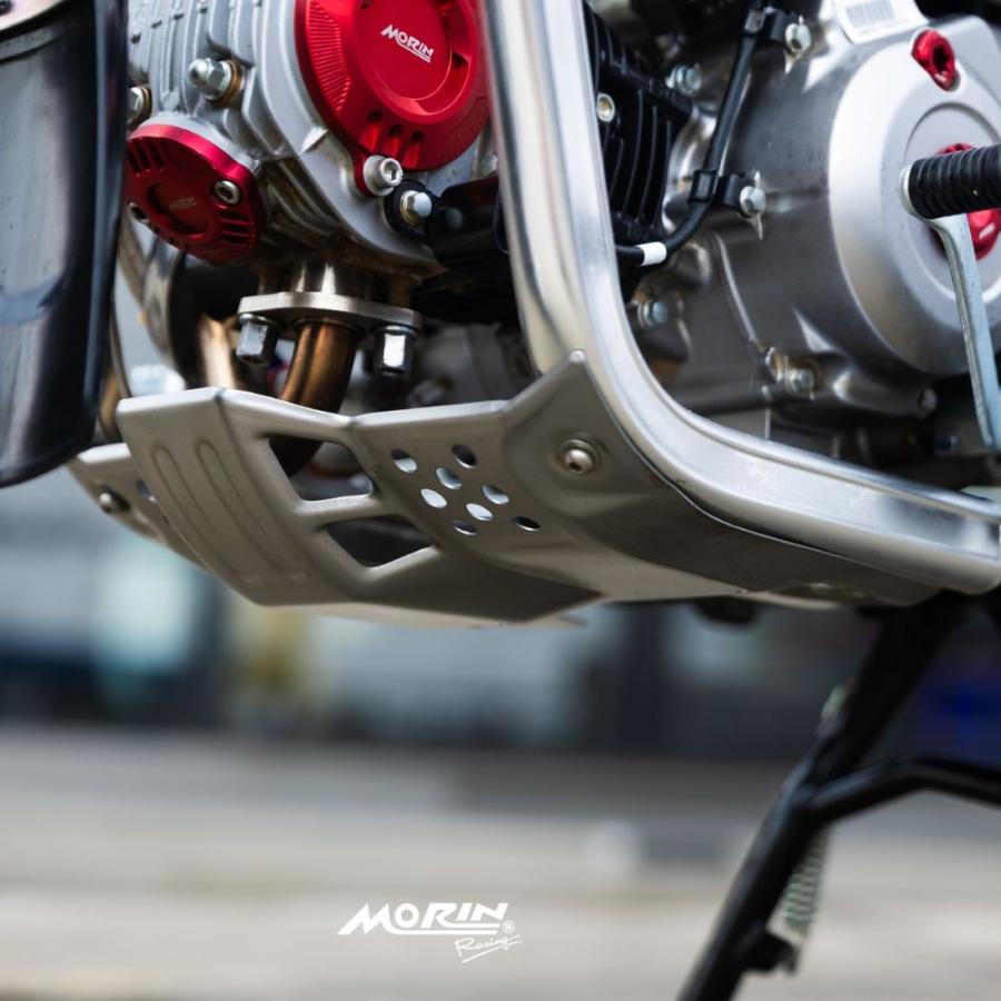 ホンダ 新型ハンターカブ用アルミ製超軽量エンジンガード V2[シルバー