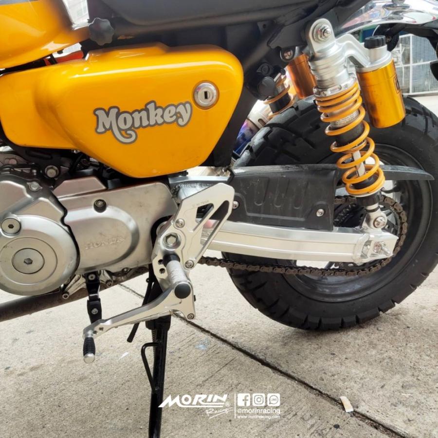 ホンダ 5速モンキー125用高剛性アルミ製スイングアーム MORIN RACING