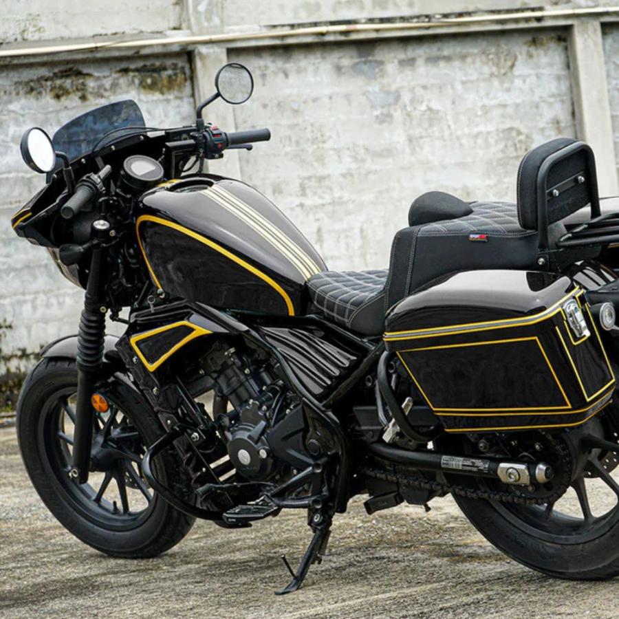 レブル MAXNUS HONDA レブル250/500用カスタムタンクカバー ブラック