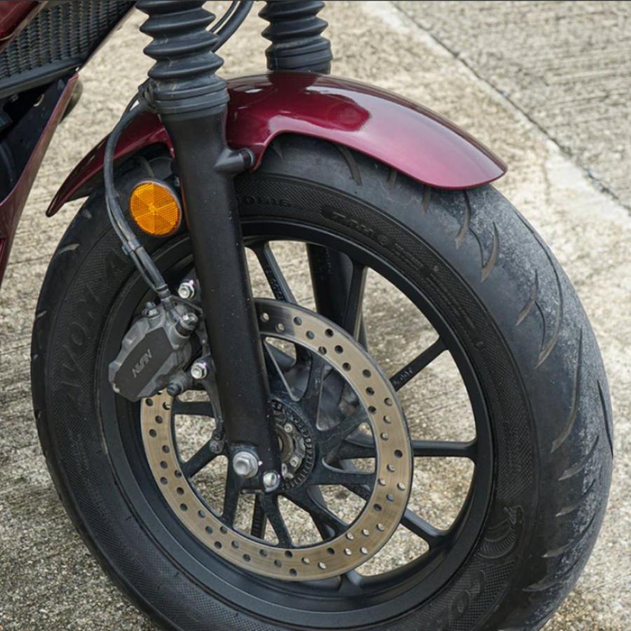 MAXNUS レブル250 カスタム 外装 8ピース フルカウルキット レッド×ゴールドライン HONDA Rebel250 (MC49) 2017〜2024対応の画像